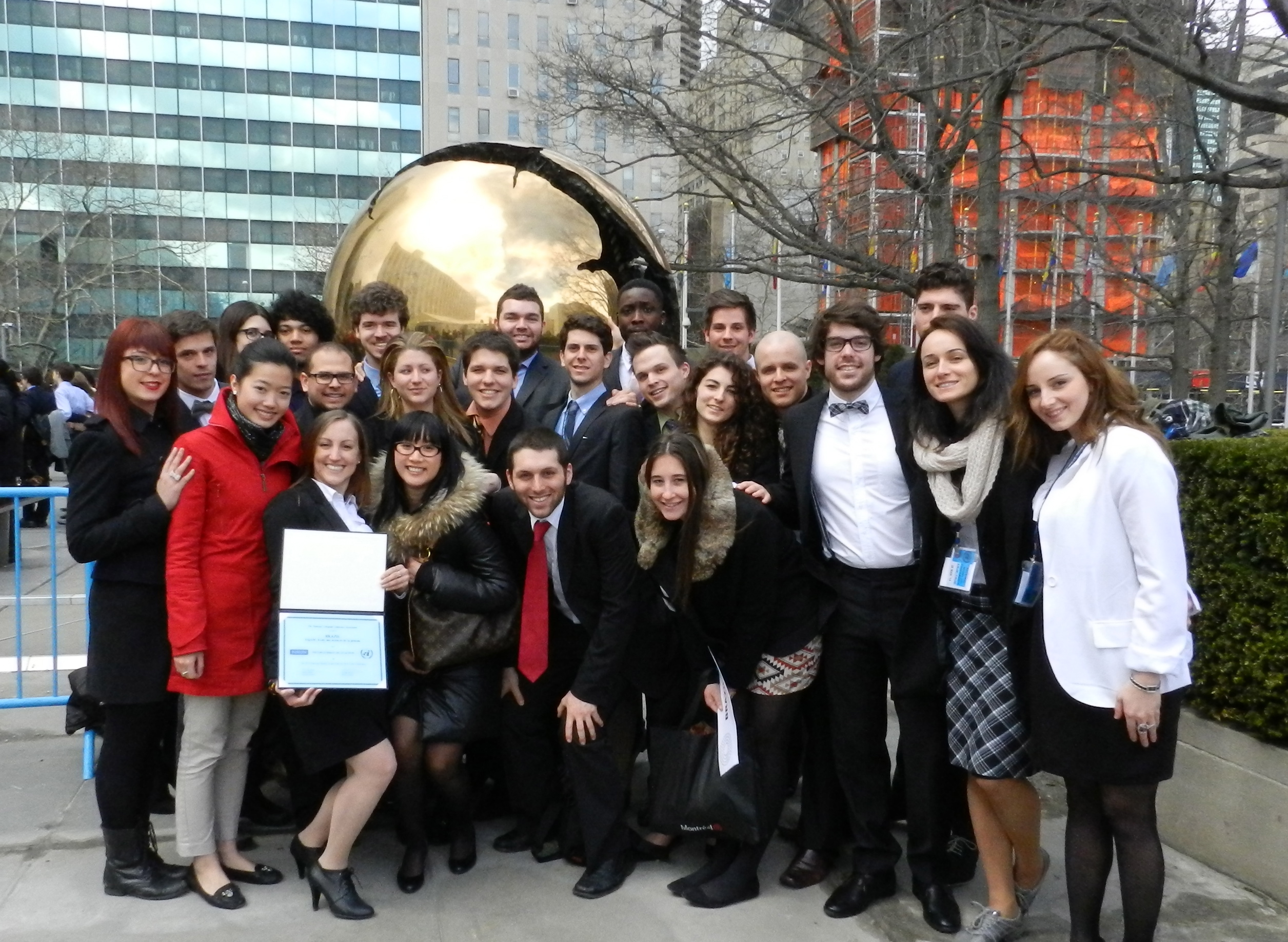 Les étudiants de l’ESG UQAM se distinguent lors de la Simulation des Nations Unies à New York
