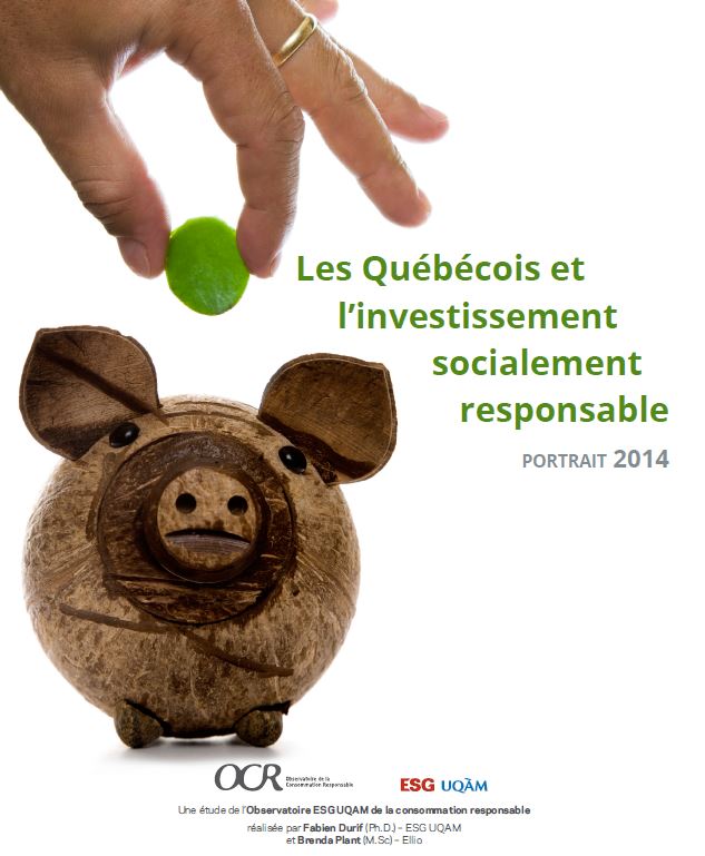 Les Québécois et l’investissement socialement responsable : portrait 2014
