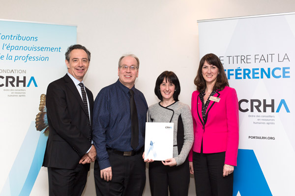 Le professeur Denis Morin remporte une bourse de 10 000$ de la Fondation CRHA