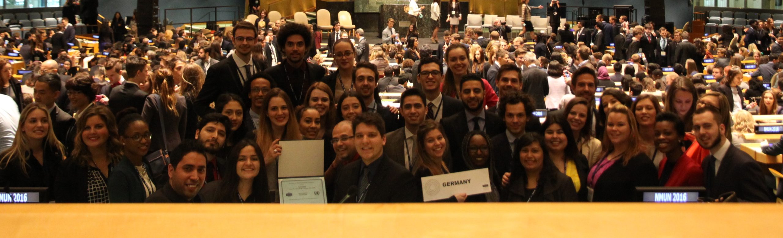Simulation des Nations Unies : les étudiants de l’ESG remportent le Outstanding Delegation award