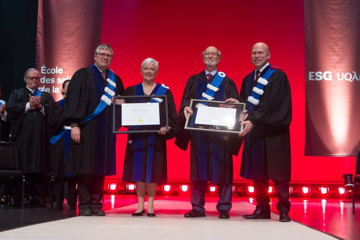 Pierre Filiatrault et Danielle Laberge nommés professeurs émérites de l’ESG