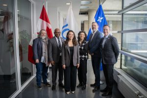 La ministre de la Petite Entreprise du Canada Rechie Valdez en visite à l’ESG UQAM