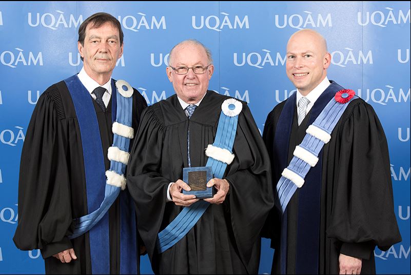 Bernard Landry reçoit la Médaille de l&rsquo;UQAM