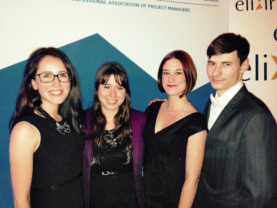 Prix du PMI-Montréal attribué à 4 étudiants de l&rsquo;ESG UQAM