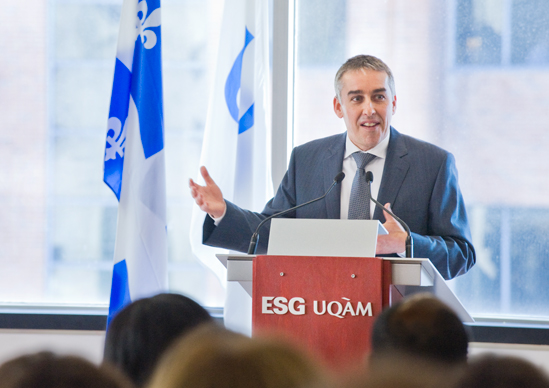 Le ministre des Finances Nicolas Marceau invité de l’ESG UQAM