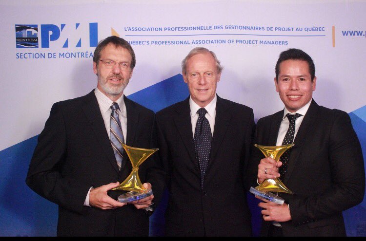 Gala Élixir PMI-Montréal: Deux professeurs et deux diplômés honorés pour leurs contributions en gestion de projet