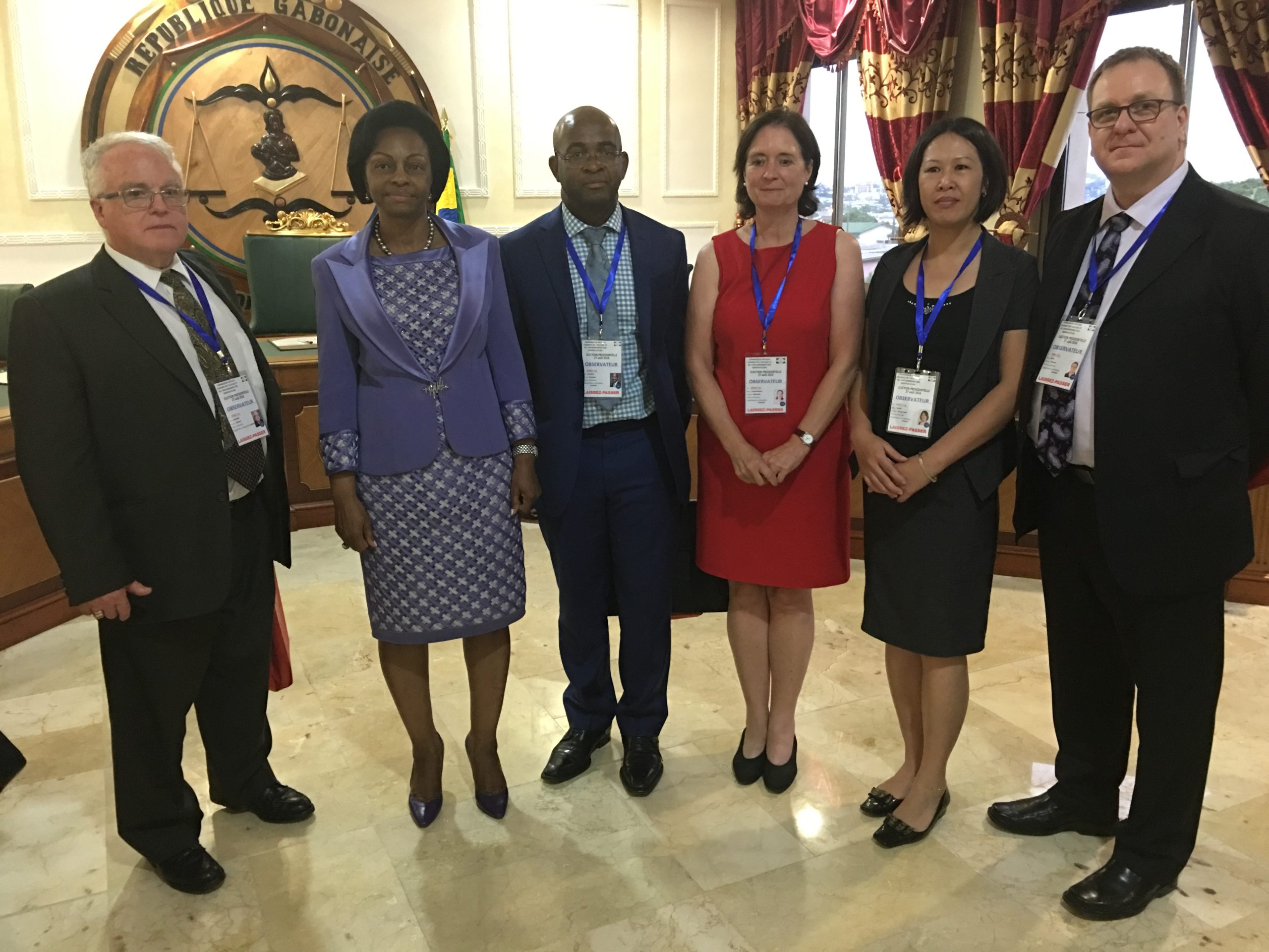 Des professeurs en mission internationale d’observation de l’élection présidentielle de la République Gabonaise