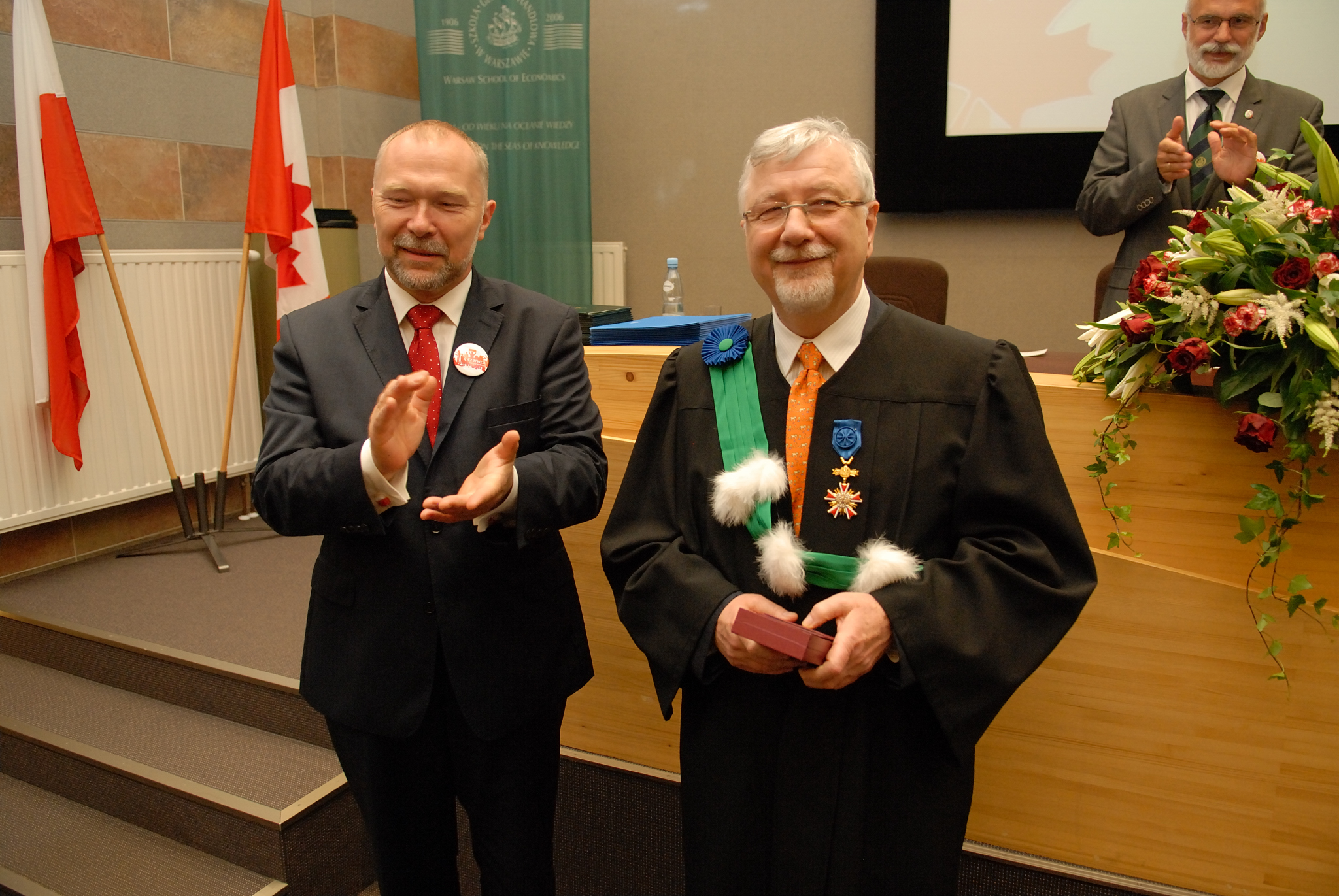 Michel Librowicz honoré par le gouvernement de la République de Pologne