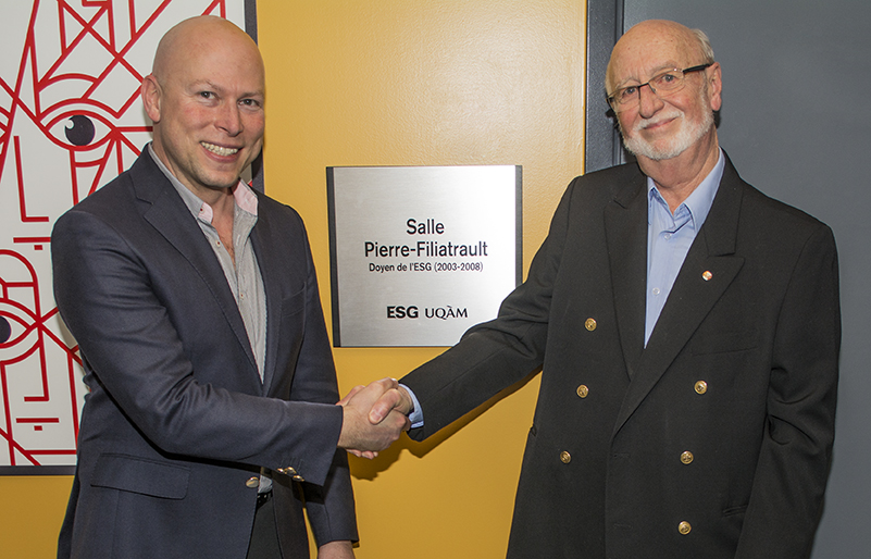 Inauguration de la salle Pierre-Filiatrault