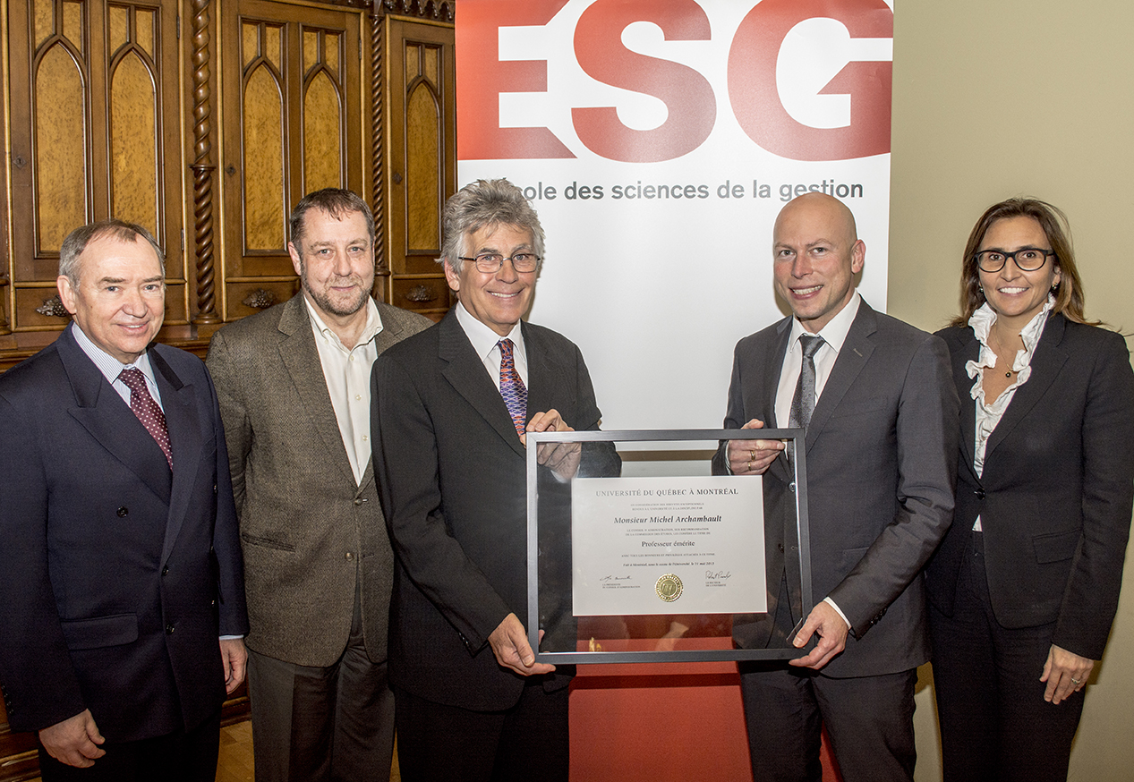 Michel Archambault nommé professeur émérite de l&rsquo;ESG