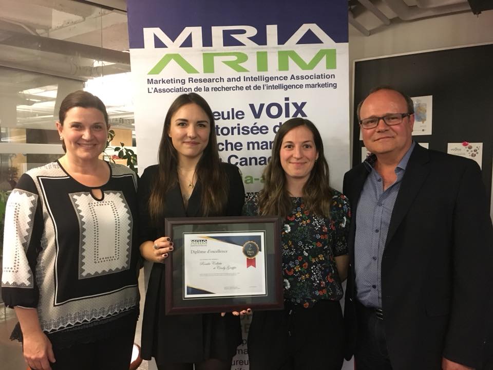 2 étudiantes de la M. Sc. remportent la 2e place au Concours de la Relève en recherche marketing